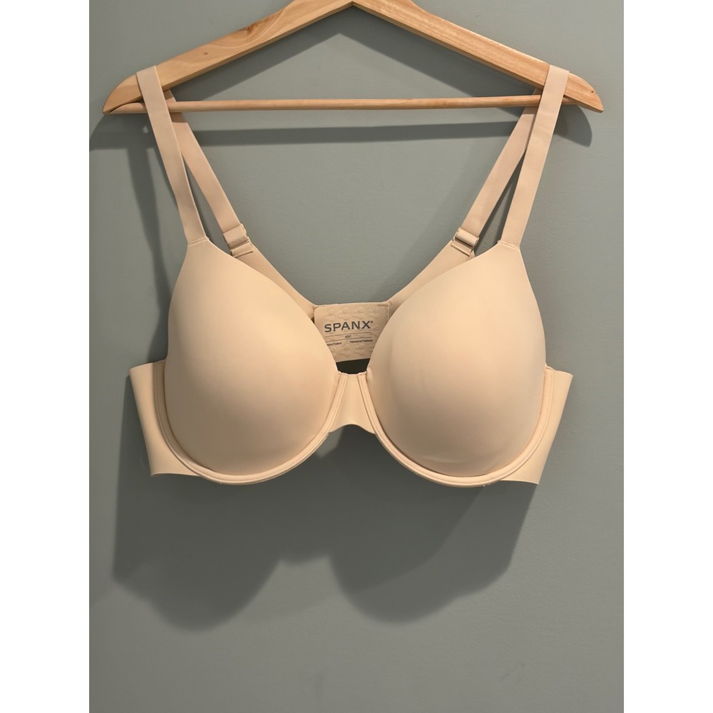 Spanx Bra-llelujah Full Coverage Underwire Bra 40C Champagne Beige 10591R